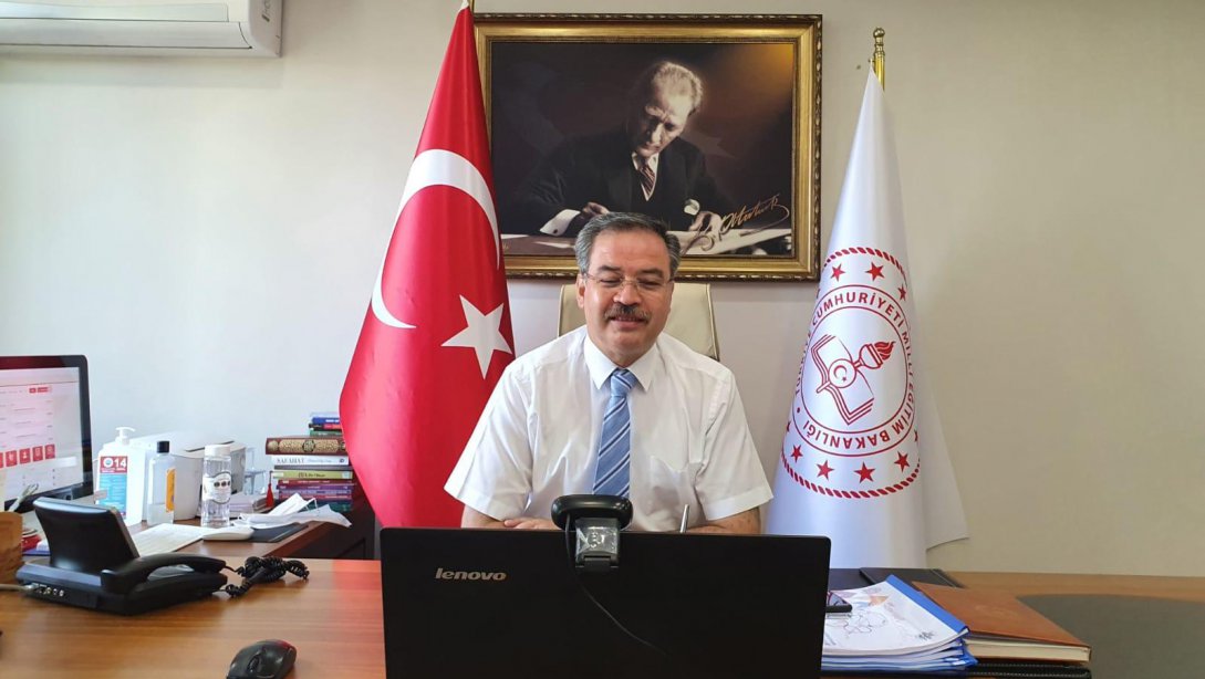 İl Milli Eğitim Müdürümüz Sayın Dr. Önder Arpacı başkanlığında merkez ilçe okul müdürleri ile video konferans yoluyla toplantı gerçekleştirildi.