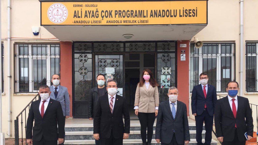 İl Millî Eğitim Müdürümüz Sayın Dr. Önder Arpacı'nın Süloğlu Ali Ayağ Çok Programlı Anadolu Lisesi Ziyareti