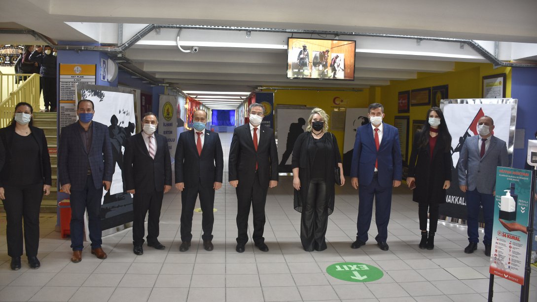 İlhami Ertem Anadolu Lisesi  Tarafından Oluşturan Şehitler Koridoru Açılışı Gerçekleştirildi.