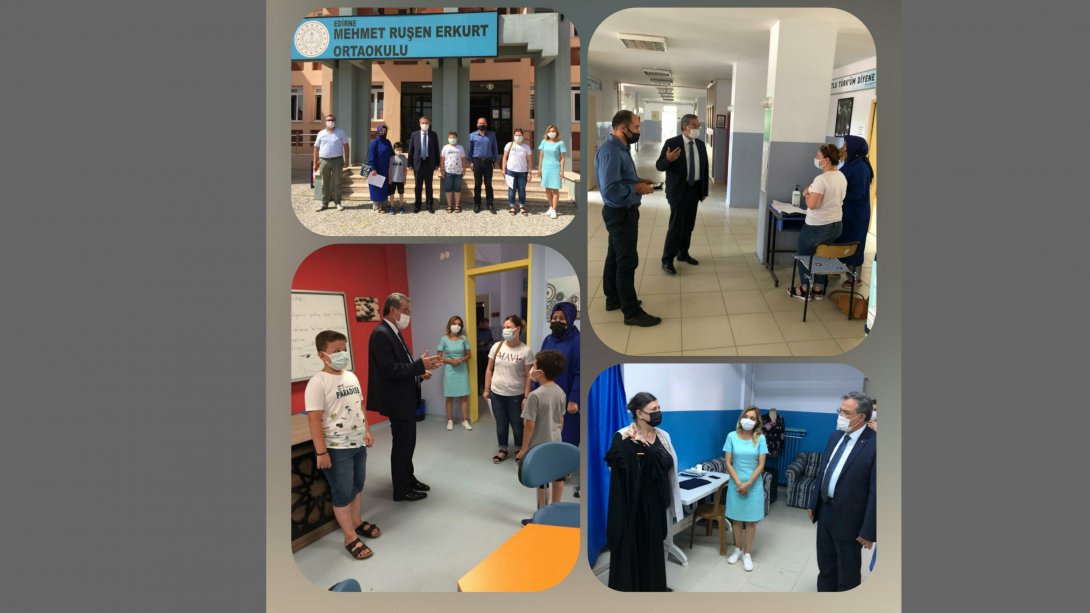 İl Millî Eğitim Müdürümüz Sayın Dr. Önder Arpacı'nın 05 Ağustos 2021 Perşembe Günü Gerçekleştiridiği Okul Ziyareteri