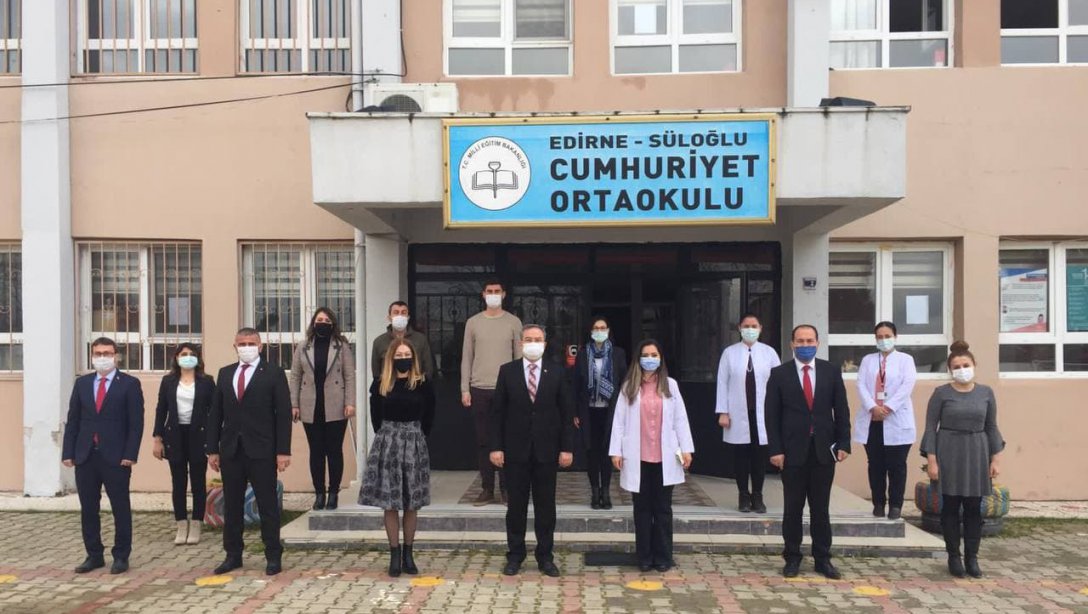 İl Millî Eğitim Müdürümüz Sayın Dr. Önder Arpacı'nın Süloğlu Cumhuriyet Ortaokulu Ziyareti