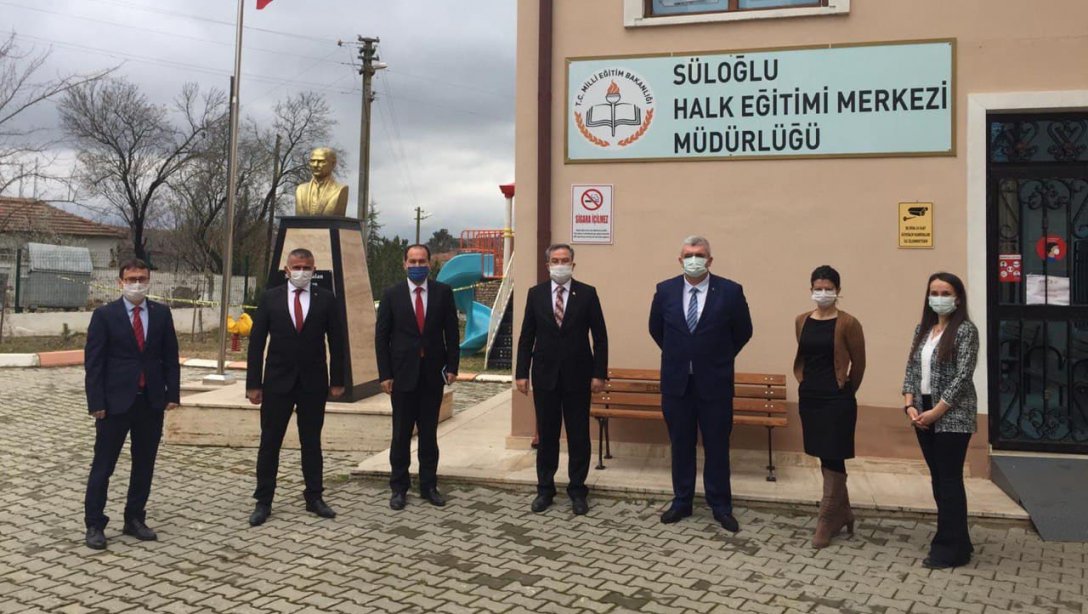 İl Millî Eğitim Müdürümüz Sayın Dr. Önder Arpacı'nın Süloğlu Halk Eğitimi Merkezi Müdürlüğü Ziyareti