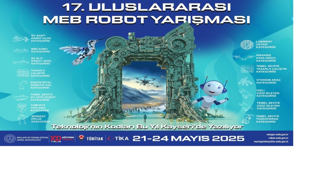 ULUSLARARASI MEB ROBOT YARIŞMASI BAŞVURULARI BAŞLADI