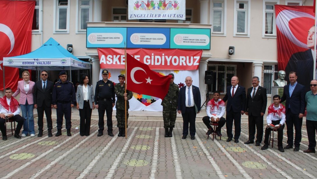 10-16 Mayıs Engelliler Haftası kapsamında asker kınası programı düzenlendi.