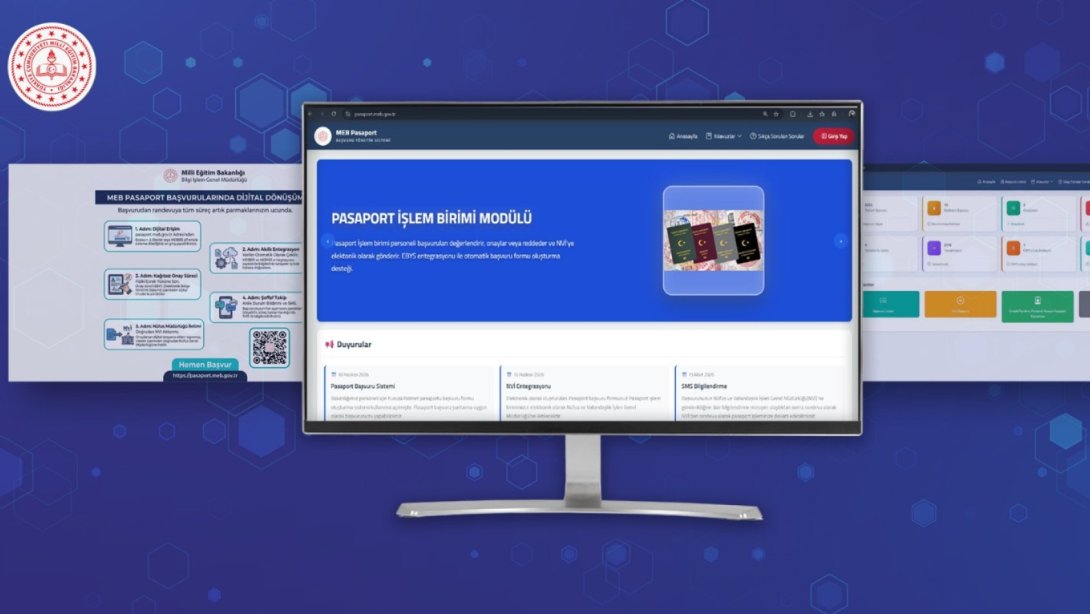 MEB'DE PASAPORT BAŞVURU İŞLEMLERİ ELEKTRONİK ORTAMA TAŞINDI