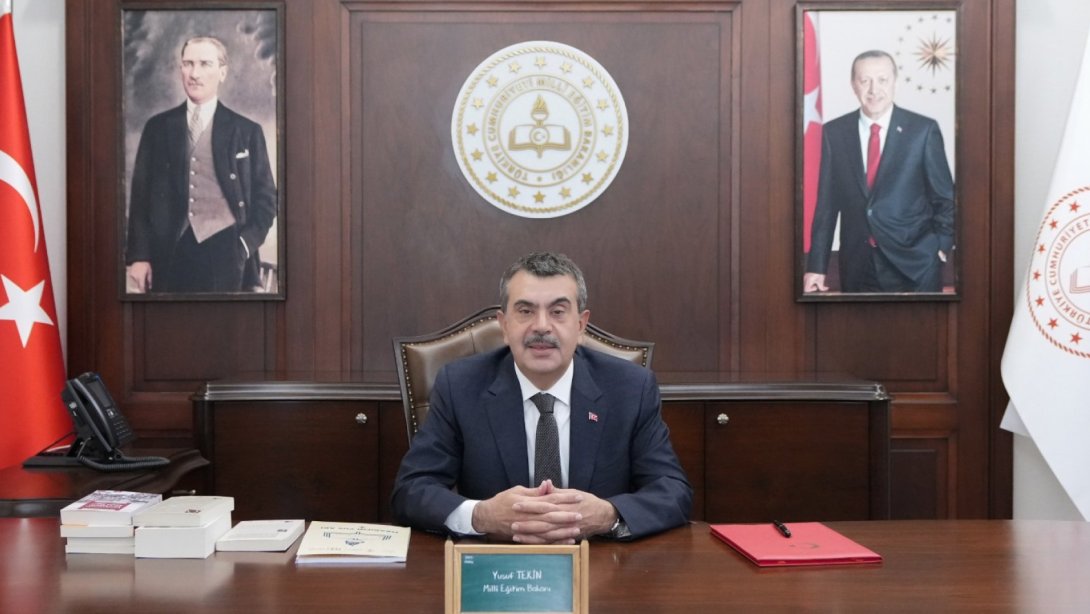 BAKAN TEKİN'DEN 2026-2027 EĞİTİM ÖĞRETİM YILI AÇILIŞ MESAJI