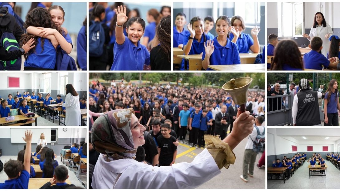 EĞİTİM ÖĞRETİM YILI ÖĞRENCİ, ÖĞRETMEN VE AİLELERİN ORTAK HEYECANIYLA BAŞLADI