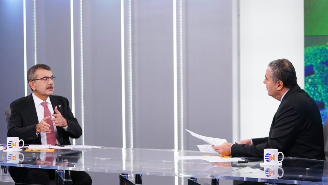 BAKAN TEKİN, NTV CANLI YAYININDA SORULARI YANITLADI