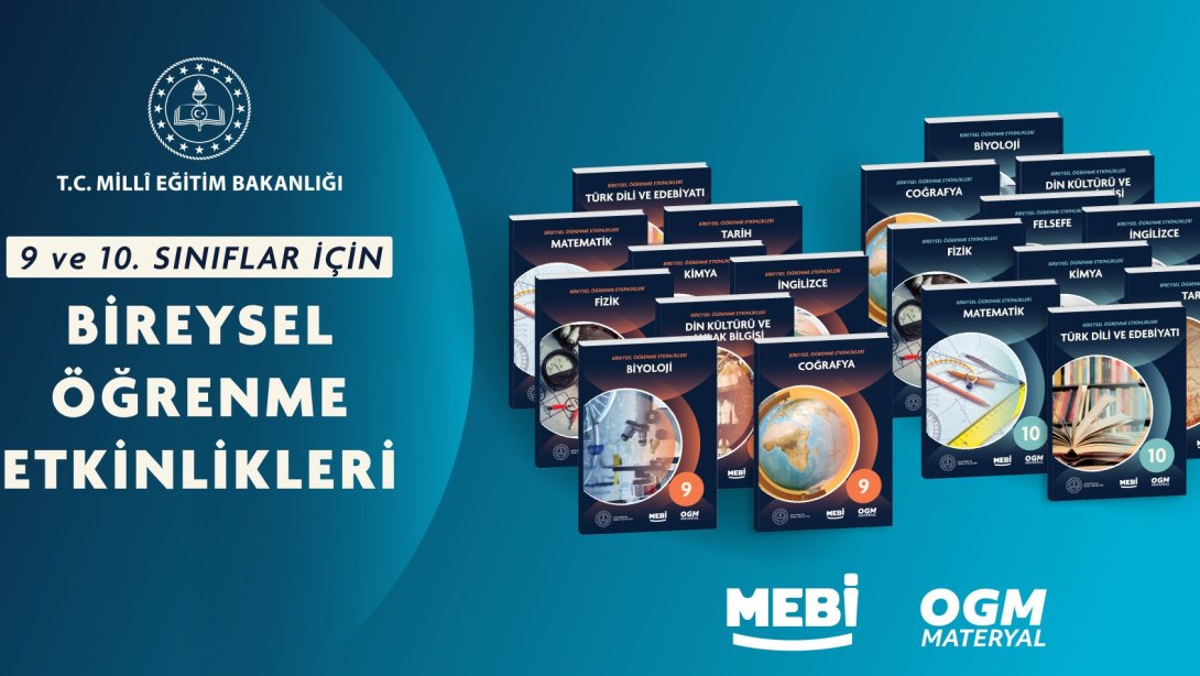 "BİREYSEL ÖĞRENME ETKİNLİKLERİ" KİTAPLARI YAYIMLANDI