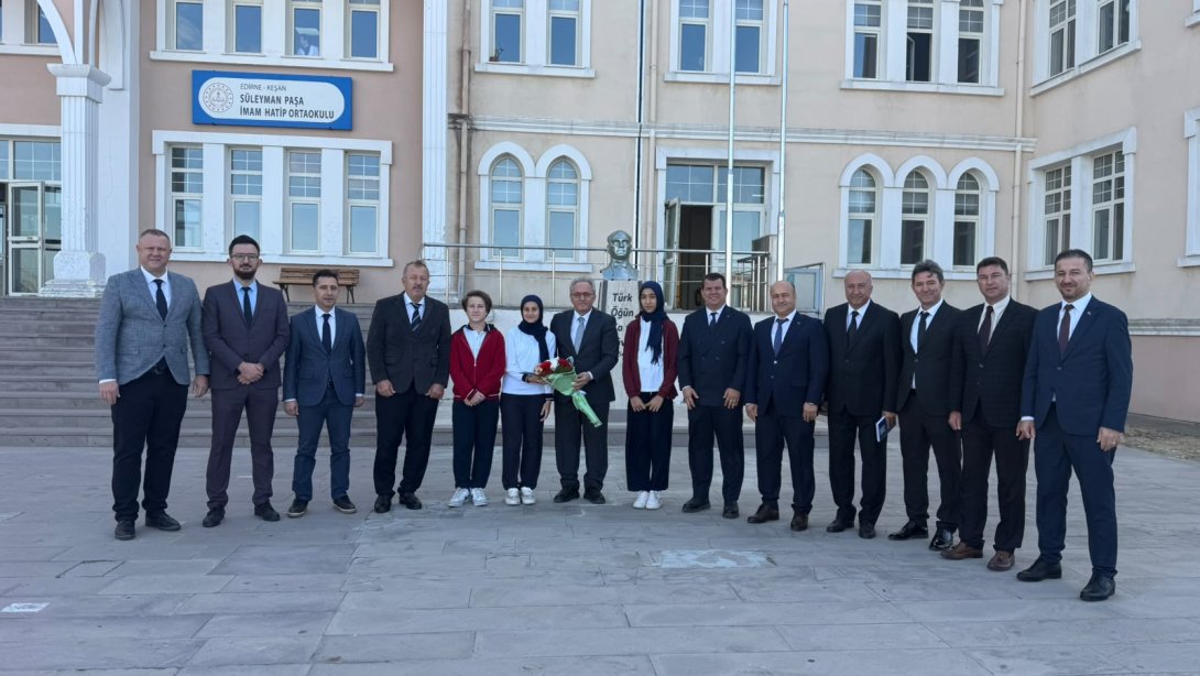 İl Millî Eğitim Müdürümüzün Keşan Ziyareti