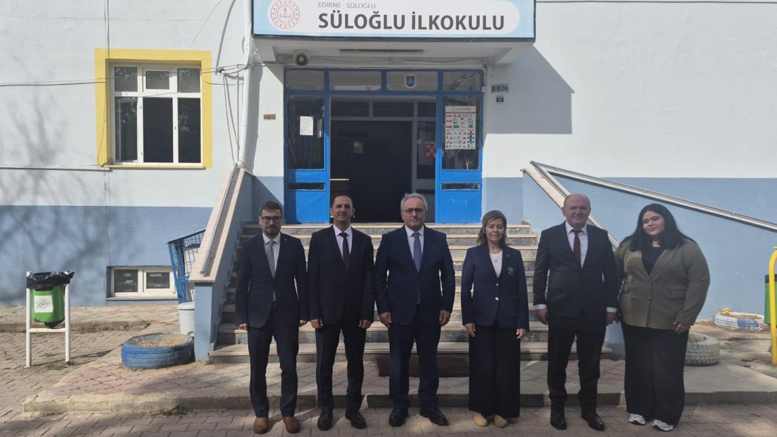 İl Millî Eğitim Müdürümüz Dr. Ahmet Alireisoğlu'nun Süloğlu Ziyareti
